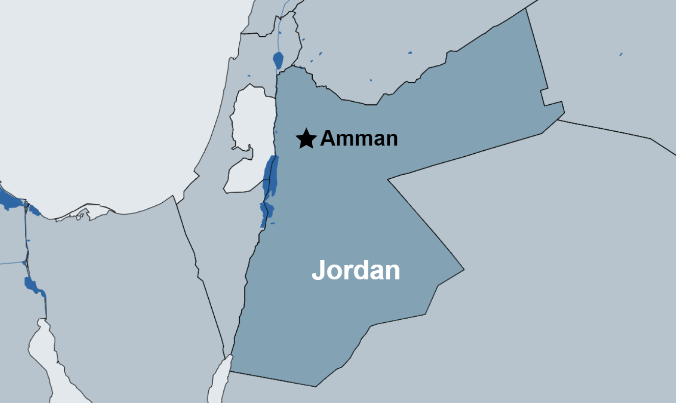 Half Day Amman City Tour map Half Day Amman City Tour map